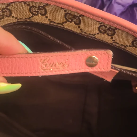 Gucci Pink Shoulder Bag with Dome Shape Amazing Clean Condition Authentic COA - Picture 5 of 16